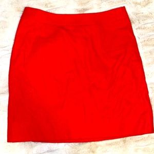 J. Crew Coral wool skirt